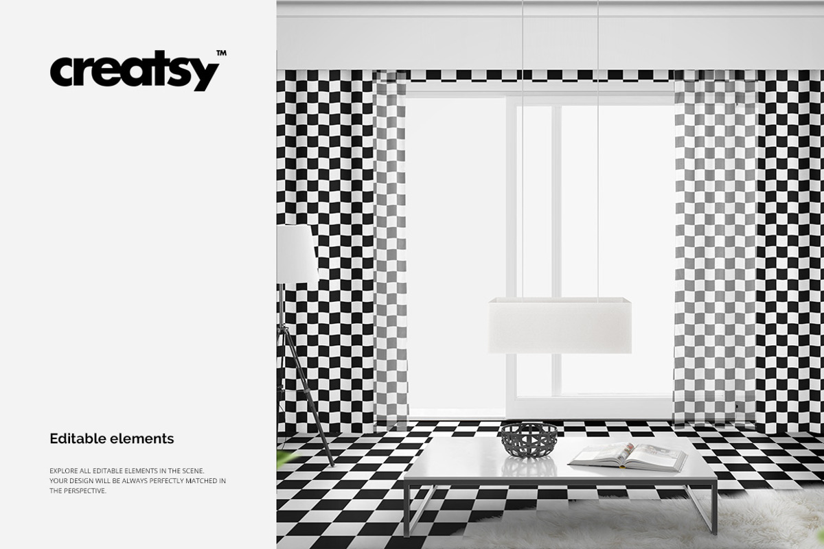 Long Curtain Mockup Set, a Product Mockup by Creatsy (Photo 4 of 7)