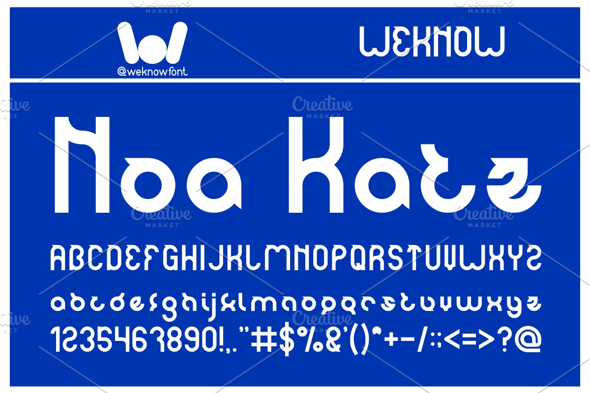 noa katz font, a Font by weknow (Photo 2 of 5)