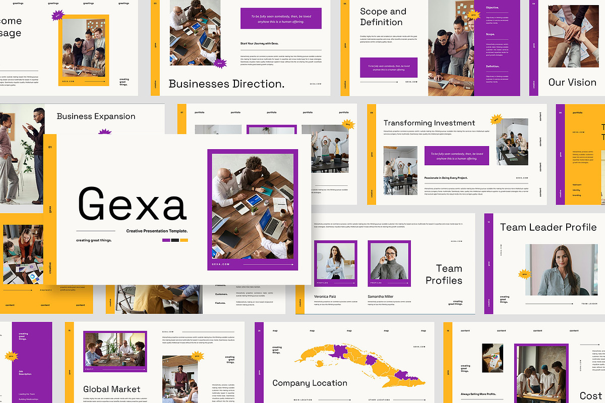 Gexa : Agency Overview Powerpoint, a Presentation Template by Punkl Camp (Photo 1 of 9)