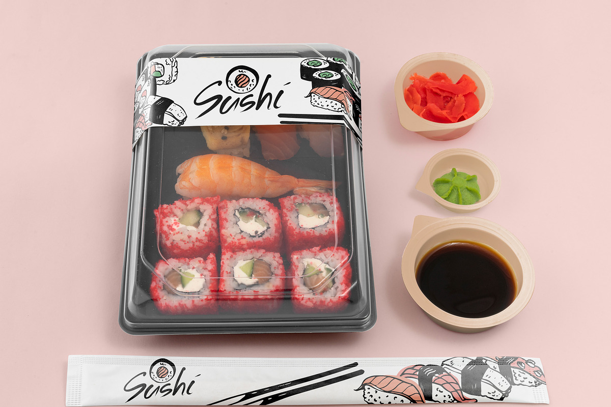Japanese sushi graphics bundle, an Object Graphic by Doodle emporium (Photo 8 of 9)