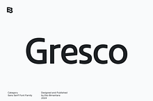 Gresco; 16 Fonts of Sans Serif
