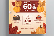 Thanksgiving Sale Flyer Template, a Flyer Template by MightyDesign (Thumbnail 3 of 8)