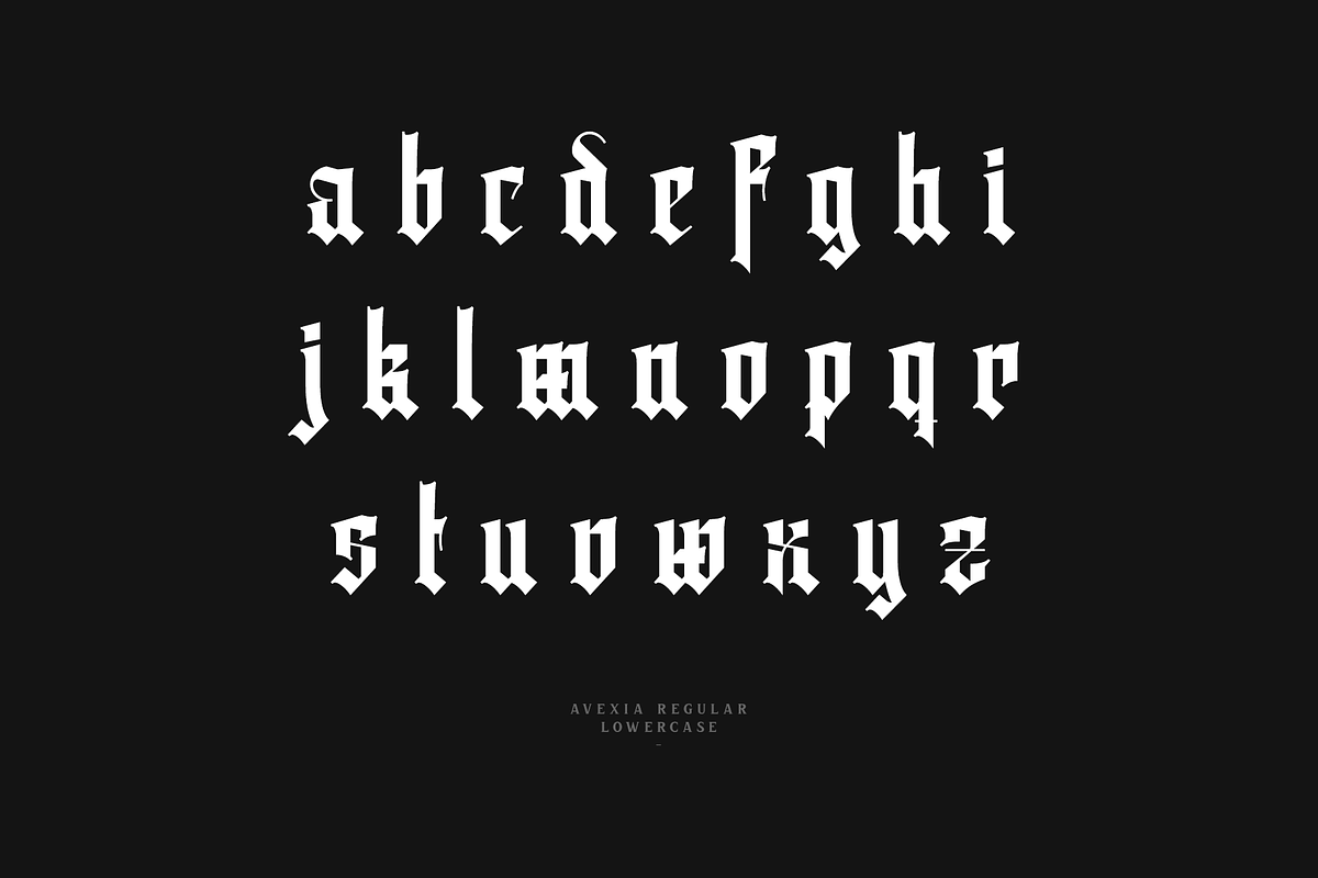 Avexia, a Blackletter Font by ilhamtaro (Photo 7 of 9)