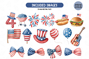 4th Of July Clipart Bundle, a Seasonal Illustration by TatiMockup (Thumbnail 2 of 6)