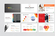 Annual Report PowerPoint Template, a Presentation Template by Design Vault (Thumbnail 2 of 9)