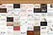Best 45+ Calligraphy Font Bundle, a Script Font by Vultype Co. (Thumbnail 2 of 13)