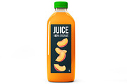 Flying cut peaches, an Object Graphic by Fruits+Veggies (Thumbnail 3 of 3)