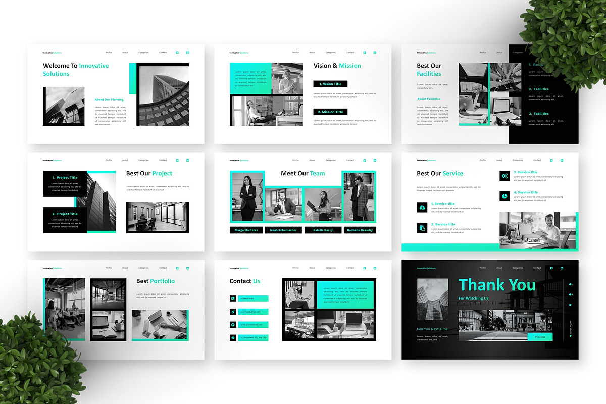 Innovative Solutions - Business GSL, a Presentation Template by Deepslide Studio (Photo 3 of 4)