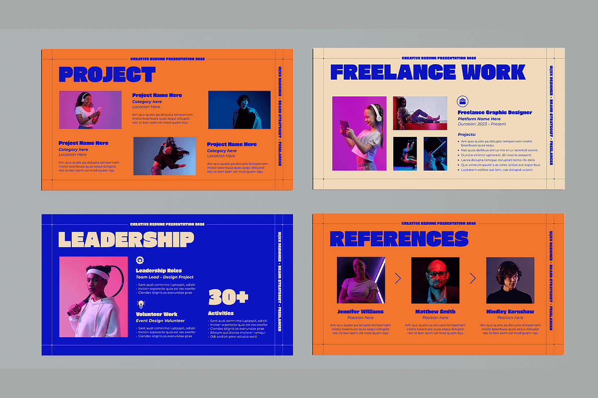 Resume Presentaion Template, a Presentation Template by MightyDesign (Photo 4 of 8)
