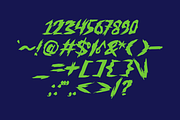 MELOK OBAH - Horror Font, a Handwritten Font by GFRcreative (Thumbnail 3 of 4)