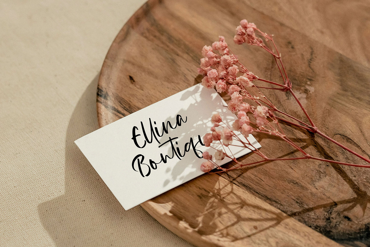 Allendia Modern Script Font, a Script Font by RantautypeStudio (Photo 9 of 15)