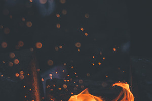 Fire containing fire, flame, and outdoors