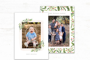 Christmas Card Template Bundle