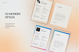 Modern Resume Bundle: 10 PRO Themes