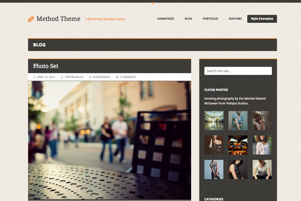 Method, a Responsive WordPress Theme, a WordPress Template by DesignerThemes.com (Photo 2 of 4)