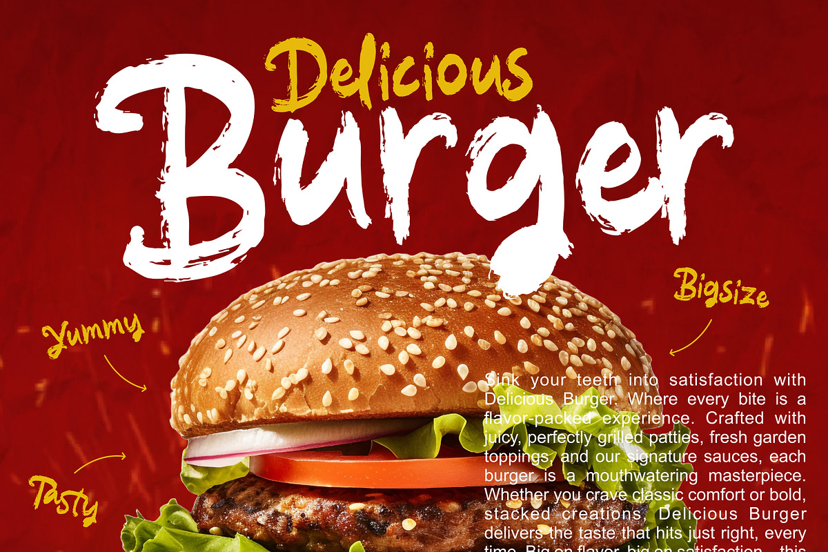 Butter Sweetness - Brush Font, a Handwritten Font by VASTARD STUDIO (Photo 4 of 12)