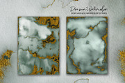 Dusky and Gold Watercolor Textures, a Texture Graphic by Marmoris.Arts (Thumbnail 4 of 13)