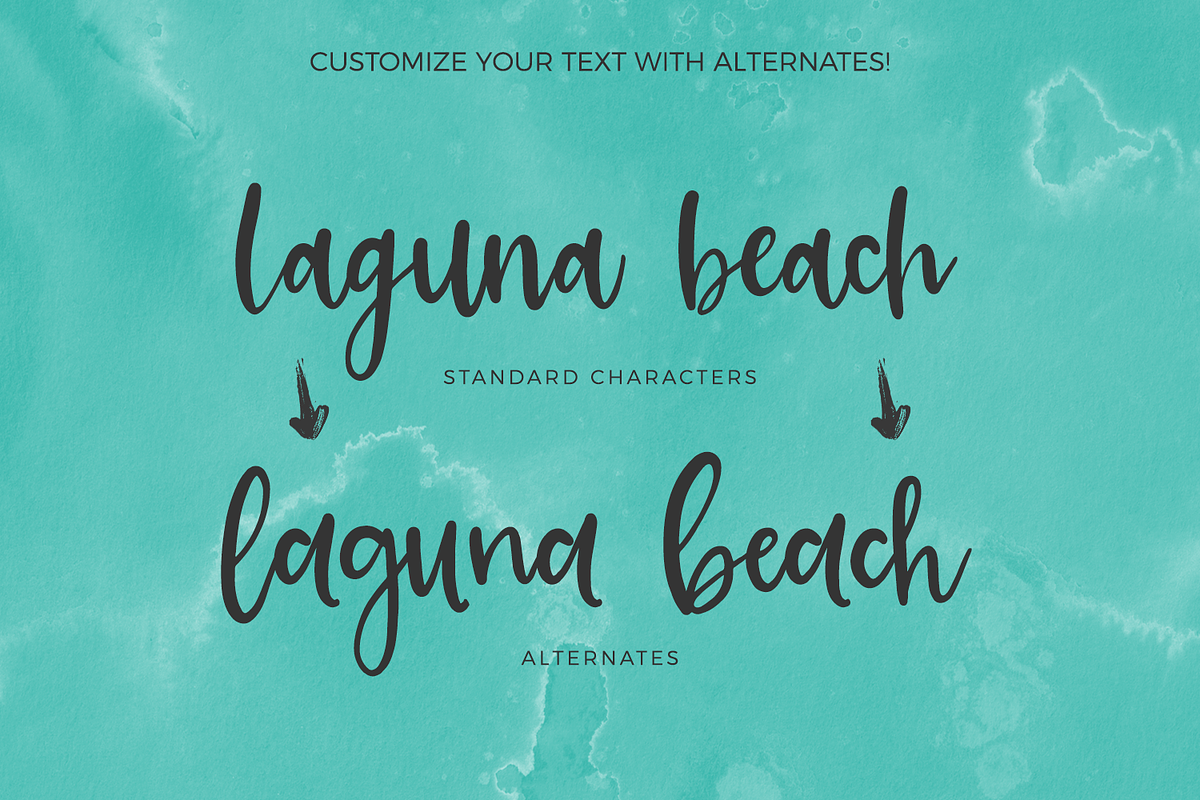 Cali Coast Script, a Script Font by Beck McCormick (Photo 9 of 10)
