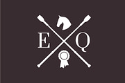 Equestrian Monogram Logo, a Branding & Logo Template by Leah Suzanne (Thumbnail 2 of 2)