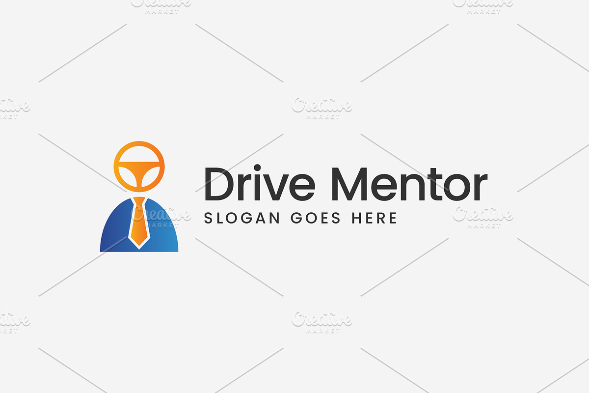 Drive Mentor - Drive & Machinic Logo, a Branding & Logo Template by Creattlle (Photo 2 of 4)