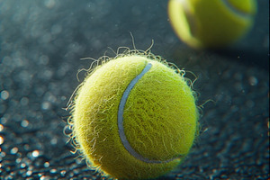 Tennis ball stock image, a Photo by ComfortQ