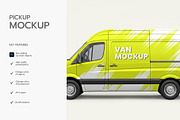 Cargo Van Vehicle Wrap Mockup, an Advertising Mockup by graphypix (Thumbnail 2 of 4)