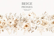 Beige Peonies, a Decorative Illustration by PeDe Designs (Thumbnail 8 of 9)