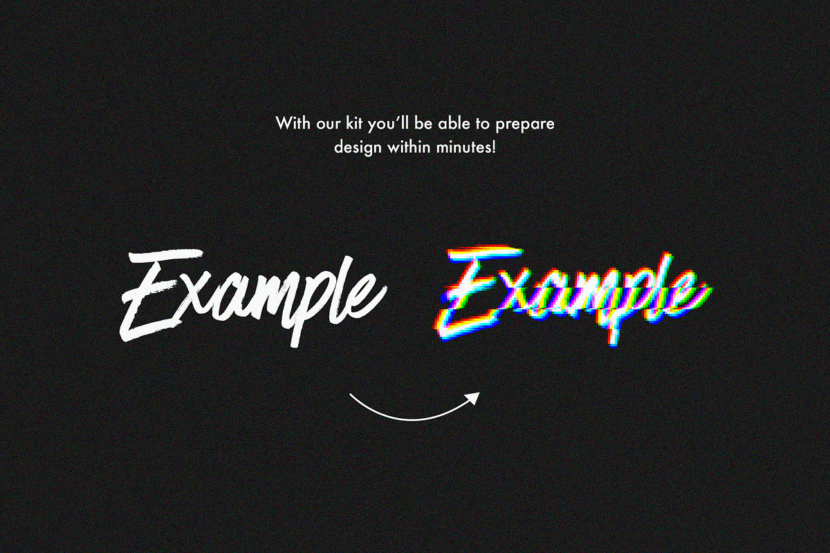 Glitch Text Effects Collection preview 2