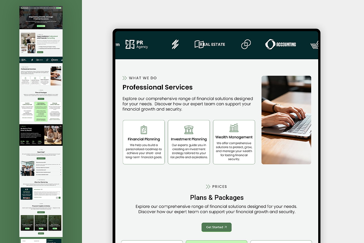 Accountant Wix Studio Website, a Wix Template by Kitteeh (Photo 2 of 20)