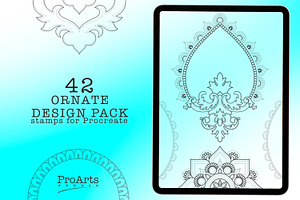 Procreate Brushes Ornate Design Pack