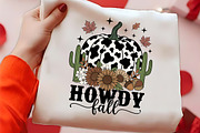 Cow print pumpkin with sunflowers, a Seasonal Illustration by CrexoraLab (Thumbnail 2 of 4)