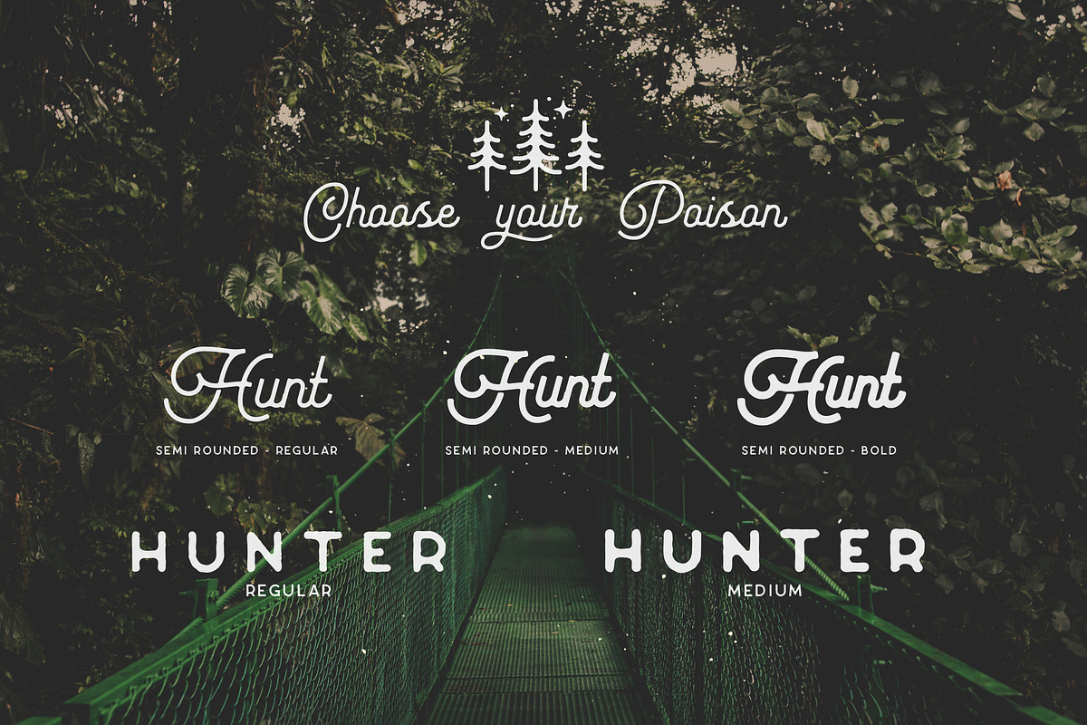 Riverfall Semi Rounded Textured Font preview 8