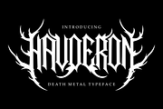 Haveron | Death Metal Typeface, a Symbol Font by Masyafi Studio (Thumbnail 1 of 8)