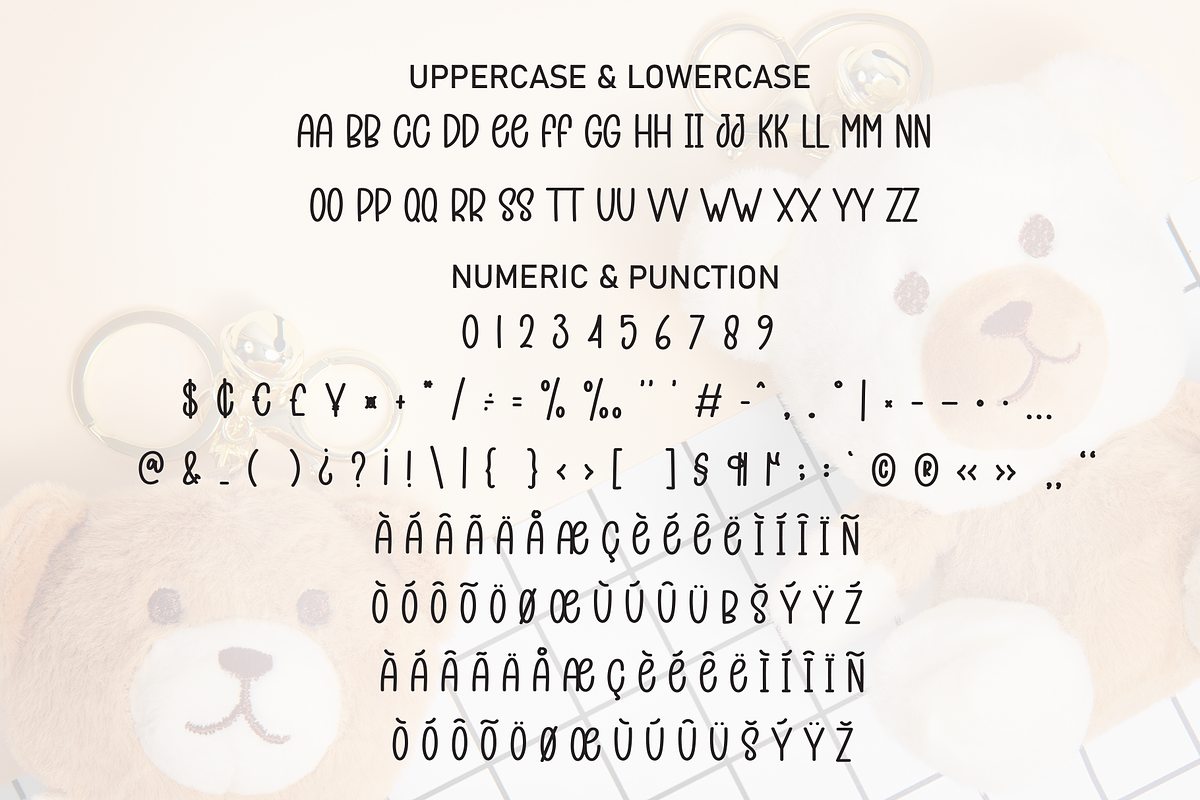 Teddy Bear | Script Font, a Script Font by Scratchones (Photo 7 of 8)