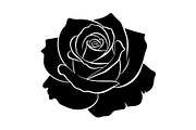 50 Black Rose Silhouette Vector Bund, an Illustration by Gaye Art (Thumbnail 48 of 51)