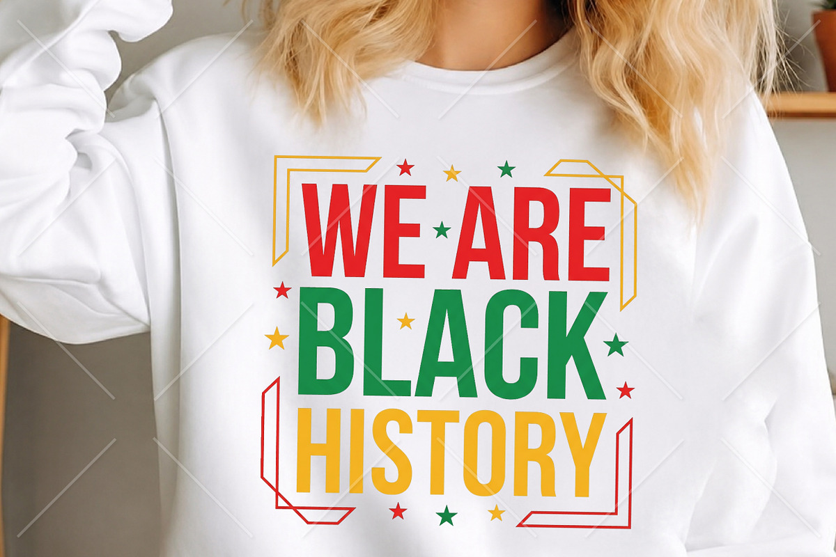 We Are Black History PNG, a Seasonal Illustration by Canvas Craft (Photo 2 of 5)