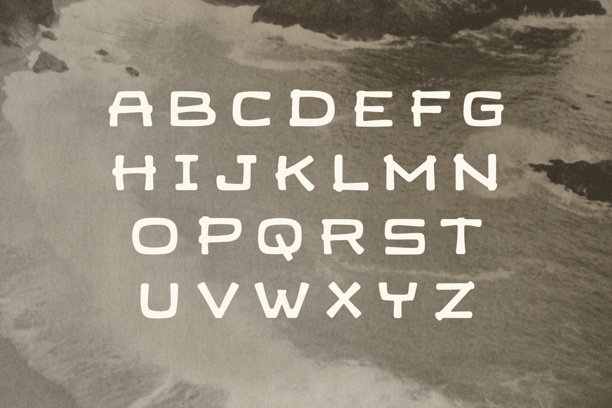 North Shore + Mavericks, a Slab Serif Font by Bruised Goods (Photo 4 of 11)