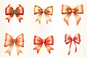 Autumn Bow Watercolor Clipart, an Illustration by CrexoraLab (Thumbnail 4 of 5)