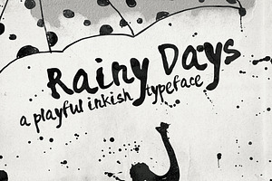 Rainy Days - A Playful Typeface