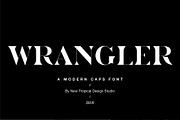 Wrangler - Modern Fashion Caps Font, a Serif Font by Tropical Type (Thumbnail 1 of 6)