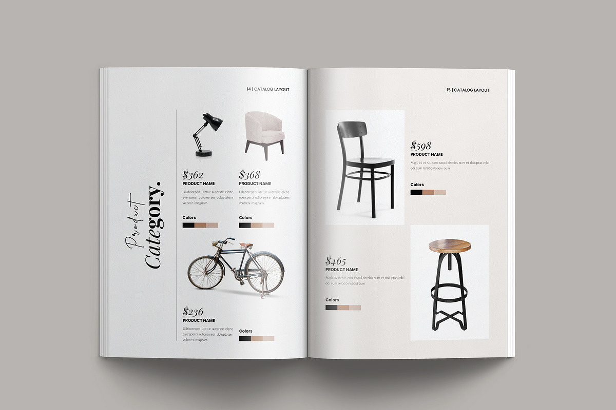Product Catalog Brochure Template, a Brochure Template by NorthPeak (Photo 8 of 12)
