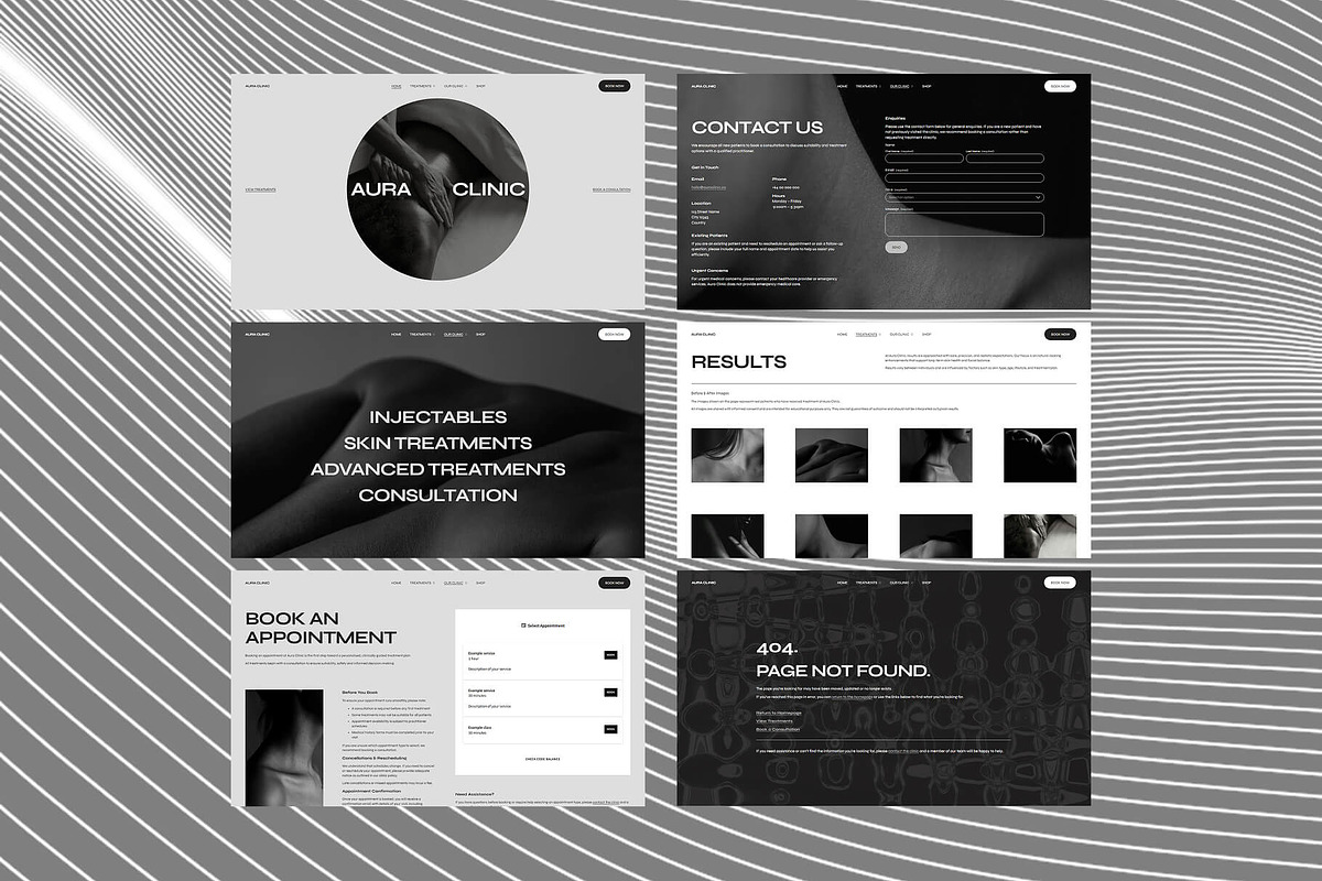 Aura Clinic - Squarespace Template, a Squarespace Template by Gem Media (Photo 2 of 6)