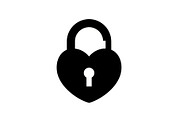 Heart Lock and Key Silhouette Icons, an Illustration by Designer_Momina (Thumbnail 23 of 51)