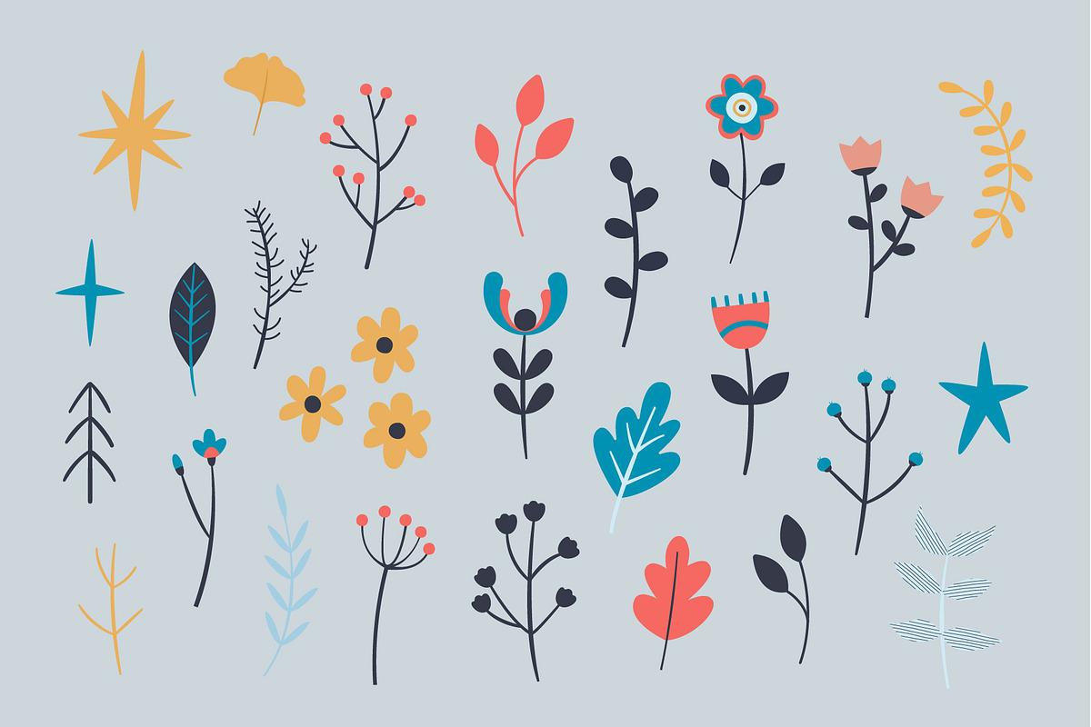 Scandi houses vector collection, a Decorative Illustration by vanloveart (Photo 6 of 9)