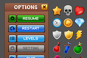 Universal Game GUI Pack, an Illustration by Saranai Store (Thumbnail 5 of 14)