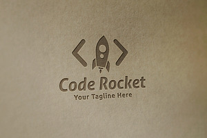 Code Rocket Logo