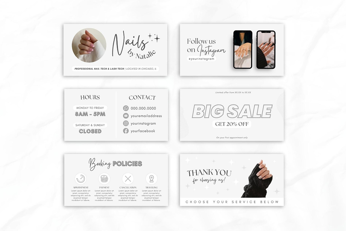 Nail Tech Acuity Scheduling • Canva, a Websites & App Template by OniriqveDesigns (Photo 4 of 8)