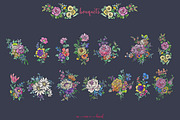 Vintage Flowers Collection, a Decorative Illustration by Mona Ahmed (Thumbnail 9 of 12)