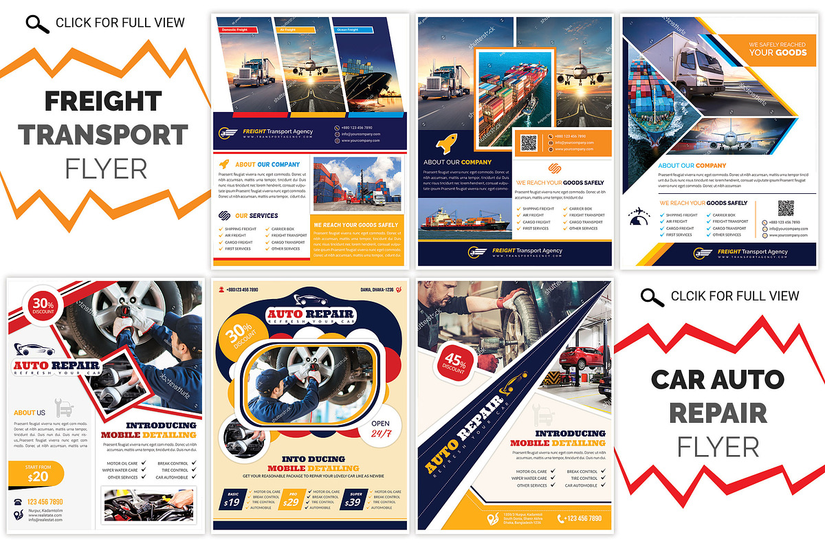 120 Corporate Flyer & Poster Bundle, a Flyer Template by Imagine Design Studio (Photo 13 of 33)