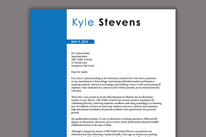 Masculine Resume Template